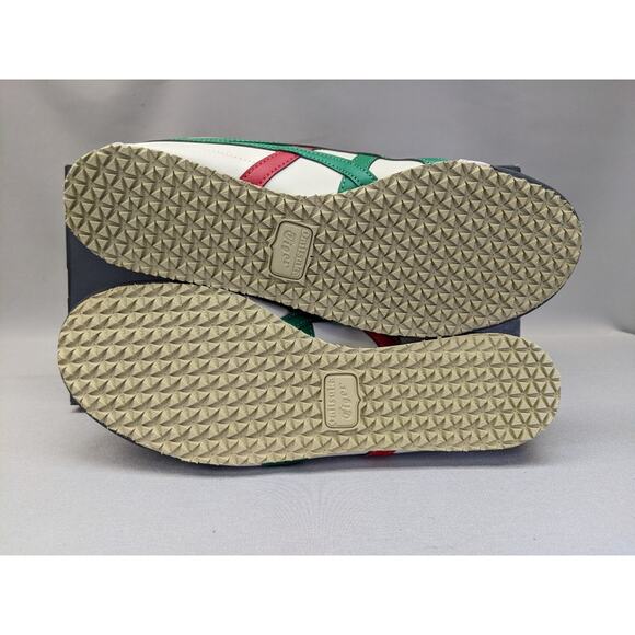 Authentic Onitsuka Tiger MEXICO 66 Leather 1183C102 201 BIRCH/GREEN Size US 7.5 - Picture 7 of 12